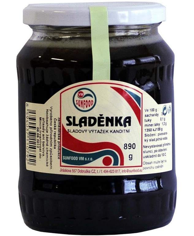 Sunfood Sladěnka - ječmenný slad 890 g