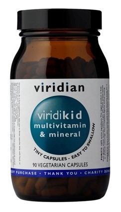 Viridian Viridikid Multivitamín pro děti 90 kapslí