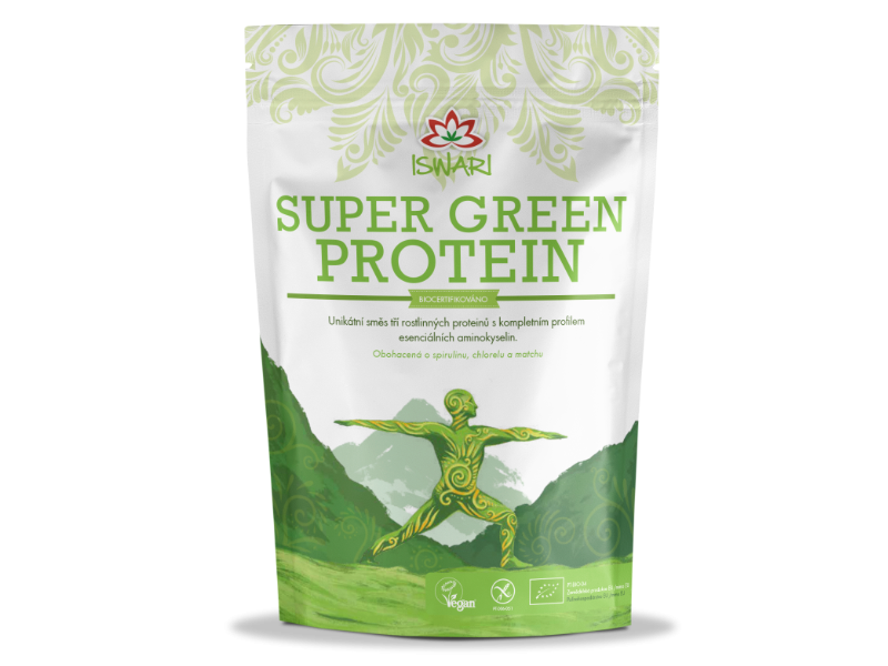 Iswari Super green protein BIO 250g