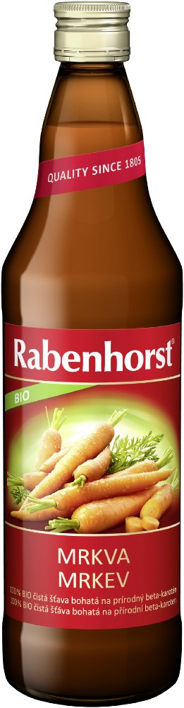 Rabenhorst BIO Mrkvová šťáva 750 ml