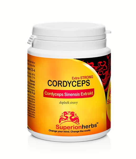 Superionherbs Cordyceps Sinensis Extrakt 90 kapslí