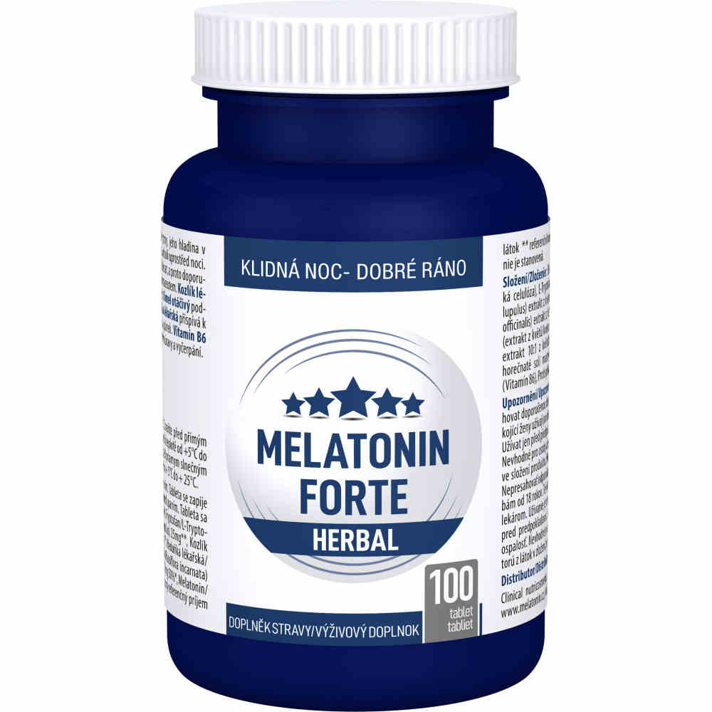 Clinical Melatonin FORTE Herbal 100 tbl.