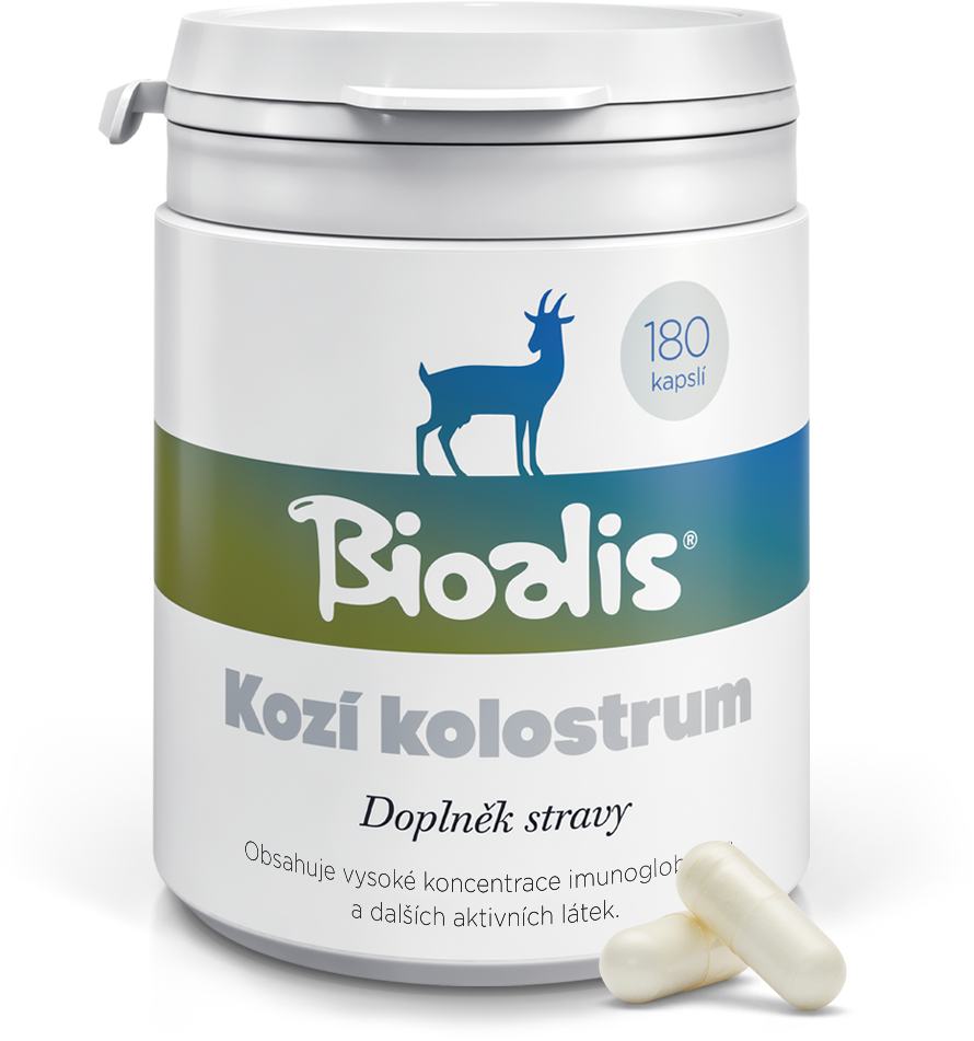 Bioalis Kozí kolostrum Balení: 180 ks