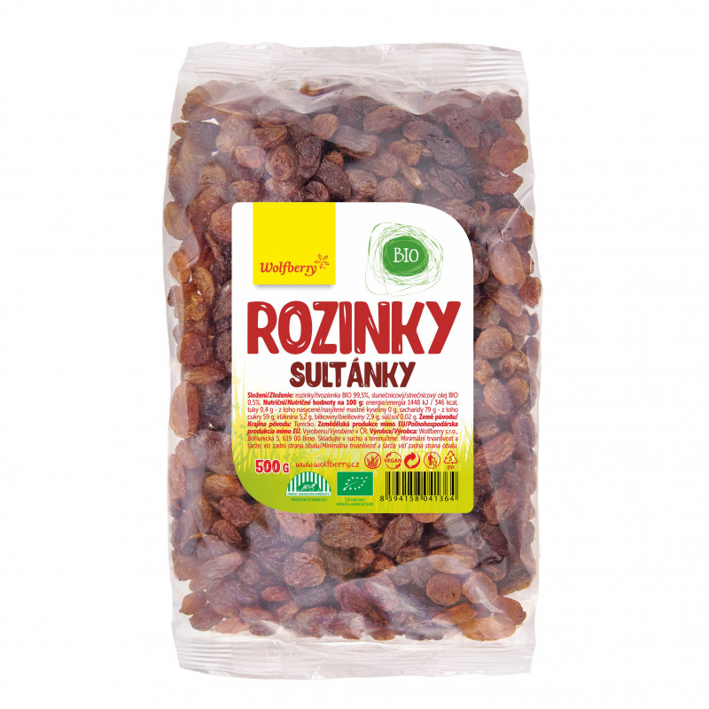 Wolfberry BIO Rozinky 500 g