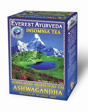 Everest Ayurveda ASHWAGANDHA - čaj při nespavosti, přepracování, stresu 100 g