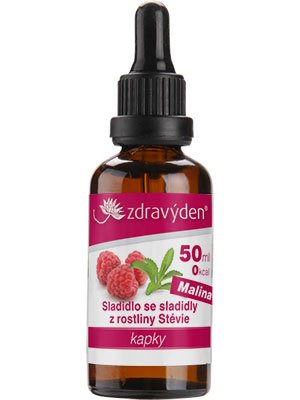 ZdravýDen® Stévie kapky 50 ml Příchuť: Malina