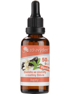 ZdravýDen® Stévie kapky 50 ml Příchuť: Vanilka