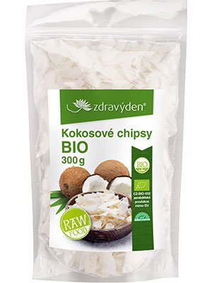 ZdravýDen® BIO Kokosové chipsy RAW Balení: 300 g