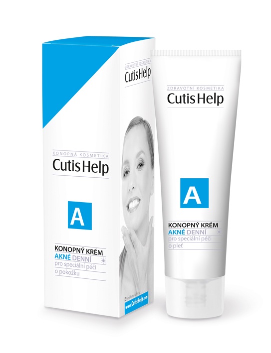 CutisHelp Akné Konopný krém denní 30 ml