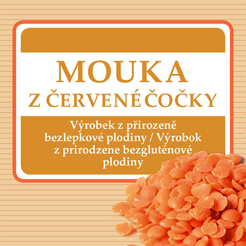 Adveni Mouka z červené čočky Balení: 5000 g