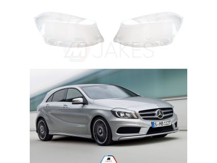 Headlight Lens Covers for Mercedes-Benz A-class W176 (2012-2014)