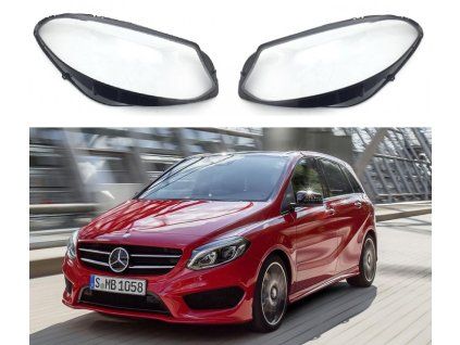 Headlight Lens Covers for Mercedes-Benz B-class W246 facelift (2015-2018)