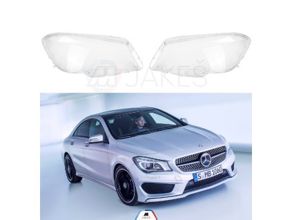 Headlight Covers for Mercedes-Benz CLA C117 class (2014-2015)