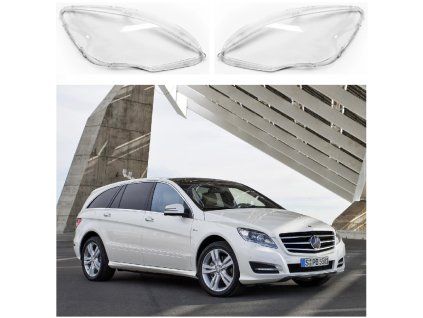 Headlight Lens Covers for Mercedes-Benz R-class W251 facelift (2011-2017)