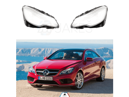Headlight Lens Covers for Mercedes-Benz E-class C207 A207 coupe cabrio facelift (2013-2017)