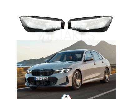 Headlight Lens Covers for BMW 3 G20 G21 (2023-) facelift