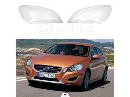 Headlight Lens Covers Volvo S60 V60 2nd gen pre-facelift (2010-2013)