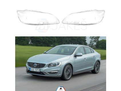 Headlight Lens Covers Volvo S60 V60 2nd gen facelift (2014-2018)