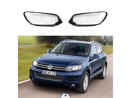 Headlight Lens Covers VolksWagen Touareg 7P 2010-2015