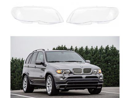 Headlight Lens Covers for BMW X5 E53 (2003-2007) Facelift