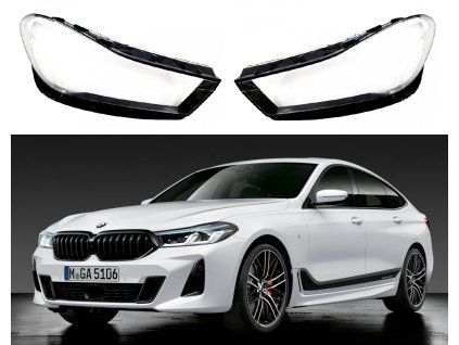 Headlight Lens Covers For BMW 6 G32 Facelift