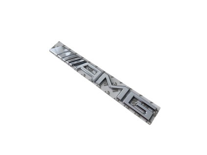 AMG trunk logo badge for Mercedes-Benz silver