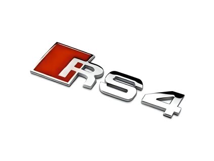 Emblem logo on the trunk RS 4 for Audi
