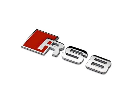Emblem logo on the trunk RS 8 for Audi