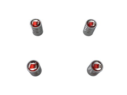 Audi S Line valve caps