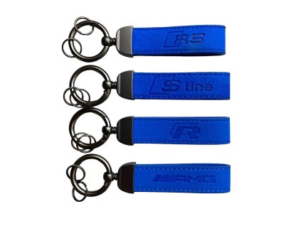 AMG S LINE RS R key chain pendant suede fabric