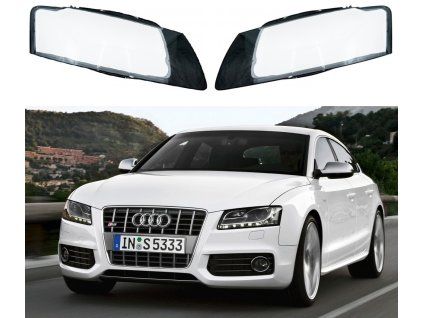 Headlight Lens Covers for Audi A5 S5 RS5 I 8T(2007-2011)