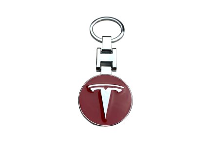 Tesla klíčenka přívěsek oboustranná (Barva Černá)