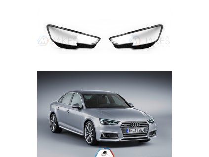 Headlight Lens Covers for Audi A4 B9 (2015-2018)