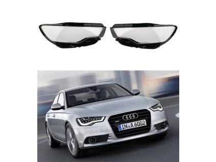 Headlight Lens Covers for Audi A6 C7 4G (2011-2015)