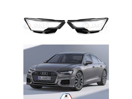 Headlight Lens Covers for Audi A6 C8 S6 (2018-2023)