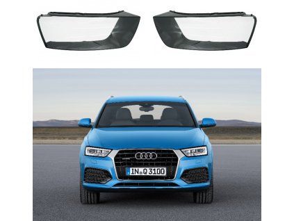 Headlight Lens Covers for Audi Q3 (2015-2018) Facelift