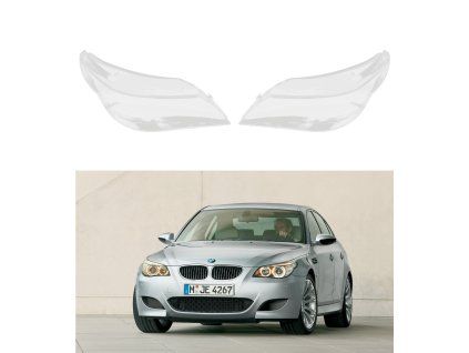 Headlight Lens Covers for BMW 5 E60/E61 (2003-2009)