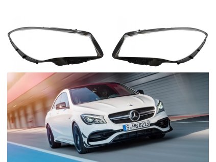 Headlight Covers for Mercedes Benz CLA C117 W117 Facelift (2017-2019)