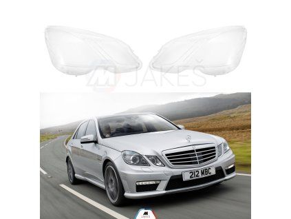 Headlight Lens Covers for Mercedes Benz E W212 (2009-2013)
