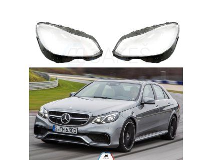 Headlight Lens Covers for Mercedes Benz E W212 (2013-2017) Facelift