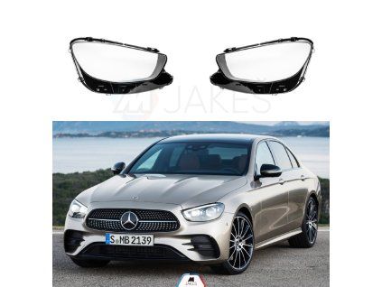 Headlight Lens Covers for Mercedes Benz E W213 (2021-) Facelift
