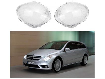 Headlight Lens Covers for Mercedes Benz R class W251 (2005-2011)