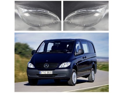 Headlight Covers for Mercedes Benz Vito W639 (2003-2010)