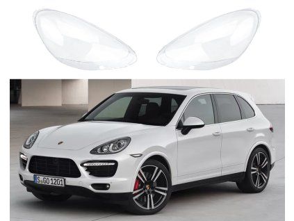 Headlight Lens Covers for Porsche Cayenne (2011-2014)