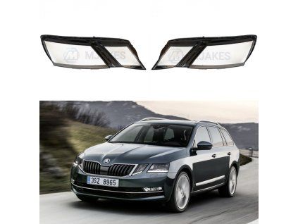 Headlight Lens Covers for Skoda Octavia 3 LED (2017-2019) Facelift