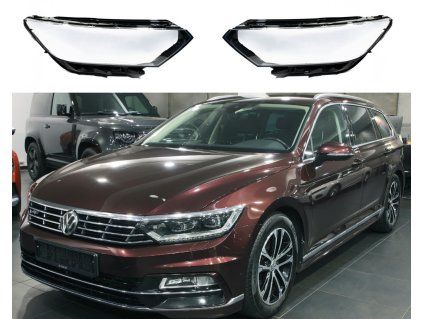 Headlight Lens Covers for Volkswagen Passat B8 (2015-2018)