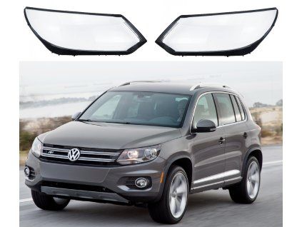 Headlight Lens Covers for Volkswagen Tiguan halogen (2011-2016)