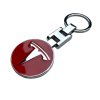 Tesla keychain pendant double-sided
