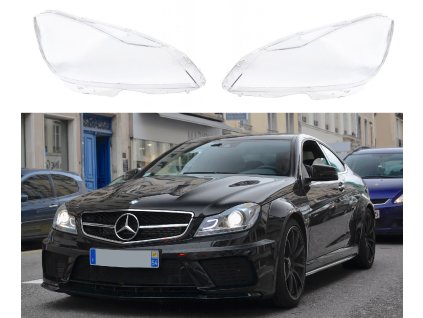 Kryty předních světel pro Mercedes Benz C W204 (2011-2014) Facelift