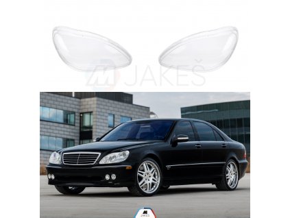 Kryty předních světel pro Mercedes Benz S W220 (1999-2005)